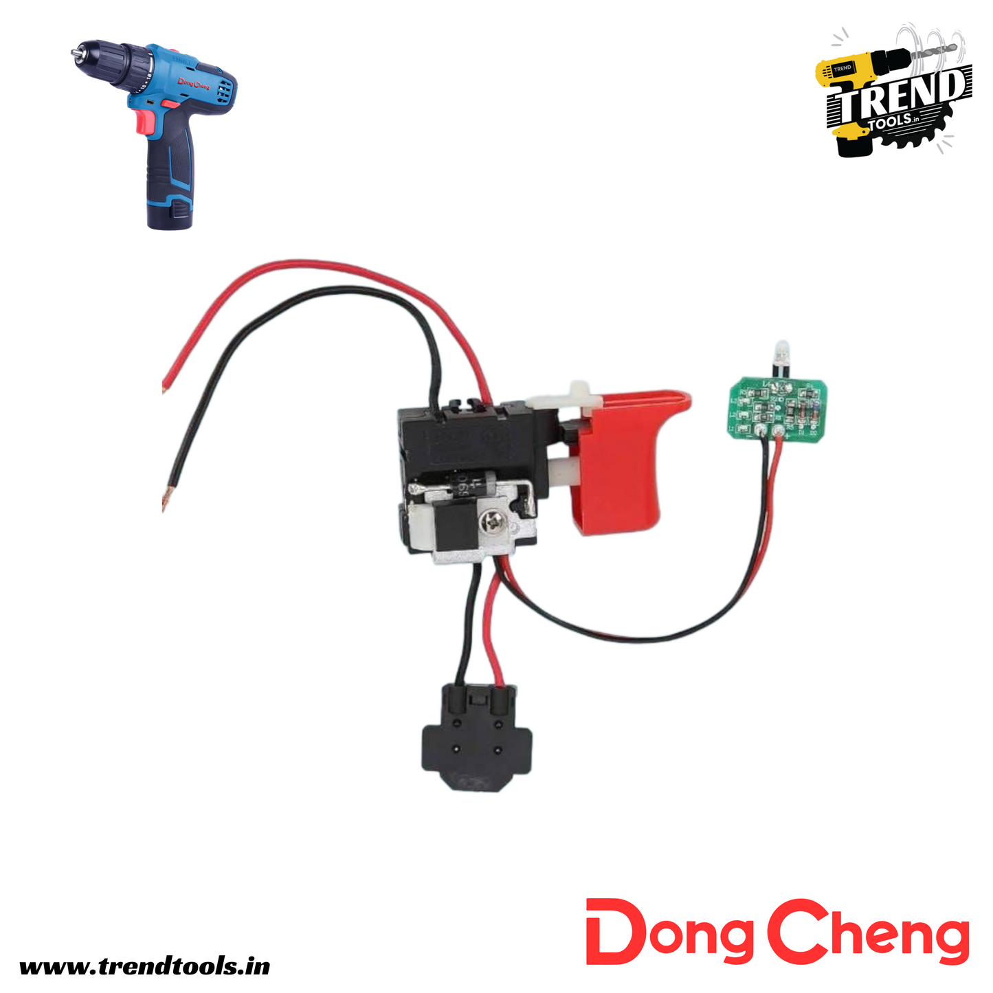 Switch for Dongcheng | DCA | DCK 12V Cordless Screwdriver DCJZ1202E