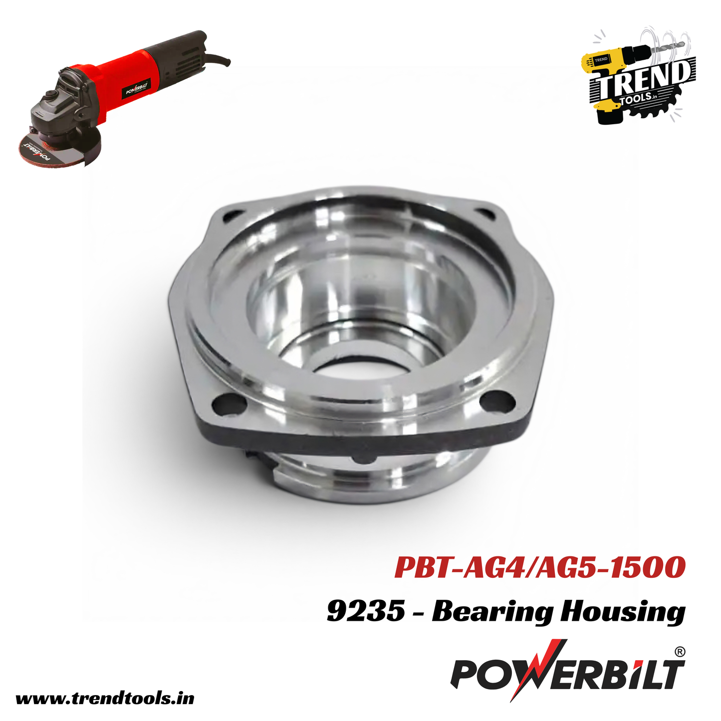 Bearing Housing for Powerbilt Angle Grinder (PBT-AG4-1500 | PBT-AG5-1500)