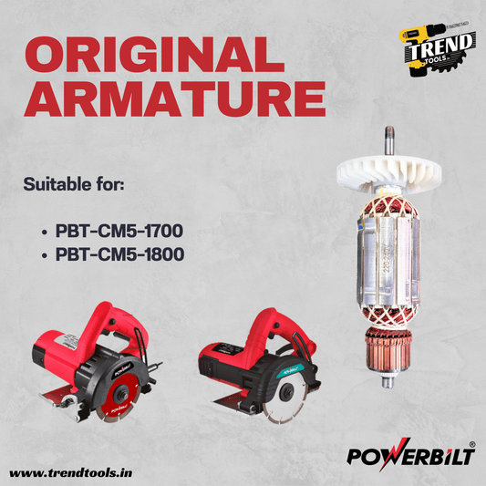 Armature for Powerbilt Marble Cutter PBT - CM5 - 1700 and PBT - CM5 - 1800 - Trend Tools