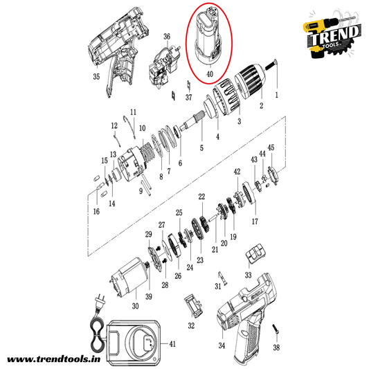 Battery for Dongcheng | DCA | DCK 12V Cordless Screwdriver DCJZ1202E - Trend Tools
