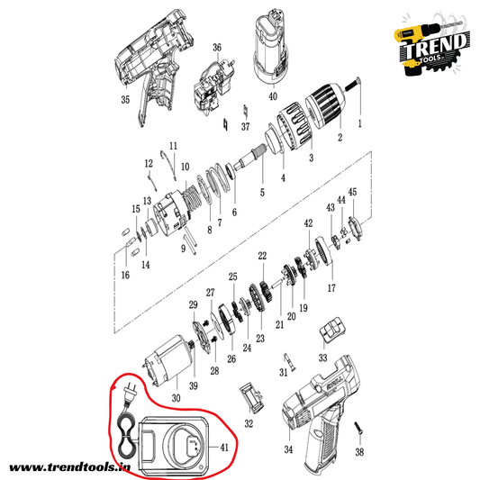 Charger for Dongcheng | DCA | DCK 12V Cordless Screwdriver DCJZ1202E - Trend Tools