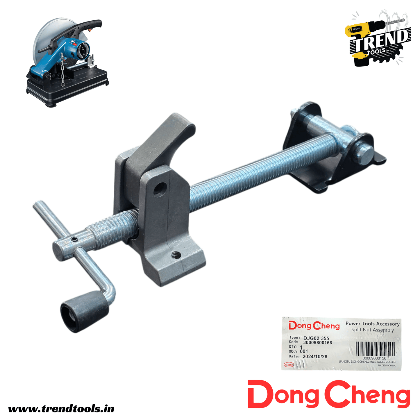 Cut Off Vise for Dongcheng | DCA | DCK Cut Off DJG02 - 355, also suitable for all LG355 models - Trend Tools