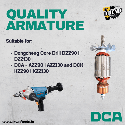 DCA Armature for Dongcheng | DCA | DCK Diamond Drill Core Cutter DZZ90 | DZZ130 - Trend Tools