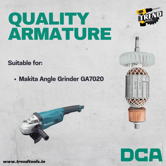 DCA Armature for Makita 7 inch Angle Grinder GA7020 - Trend Tools