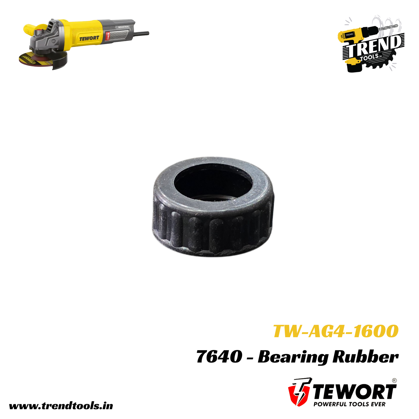 Bearing Rubber for Tewort 1600 Watts Angle Grinder (TW-AG4-1600)