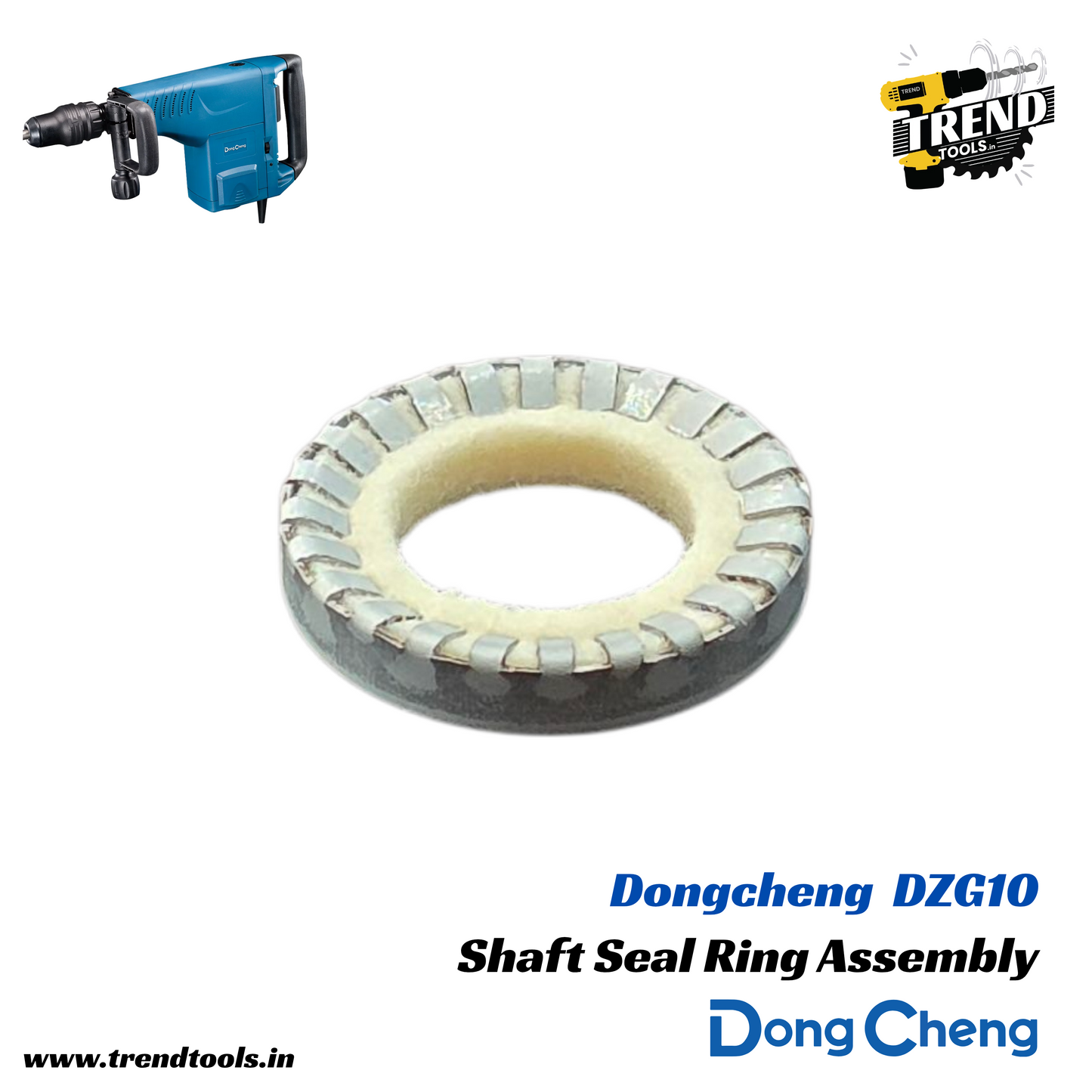 Oil Seal | Rotary Shaft Seal for Bosch 11kg Demolition Hammer (GBH11E) - Suits: DZG10, PBT-DH11-2100 etc.