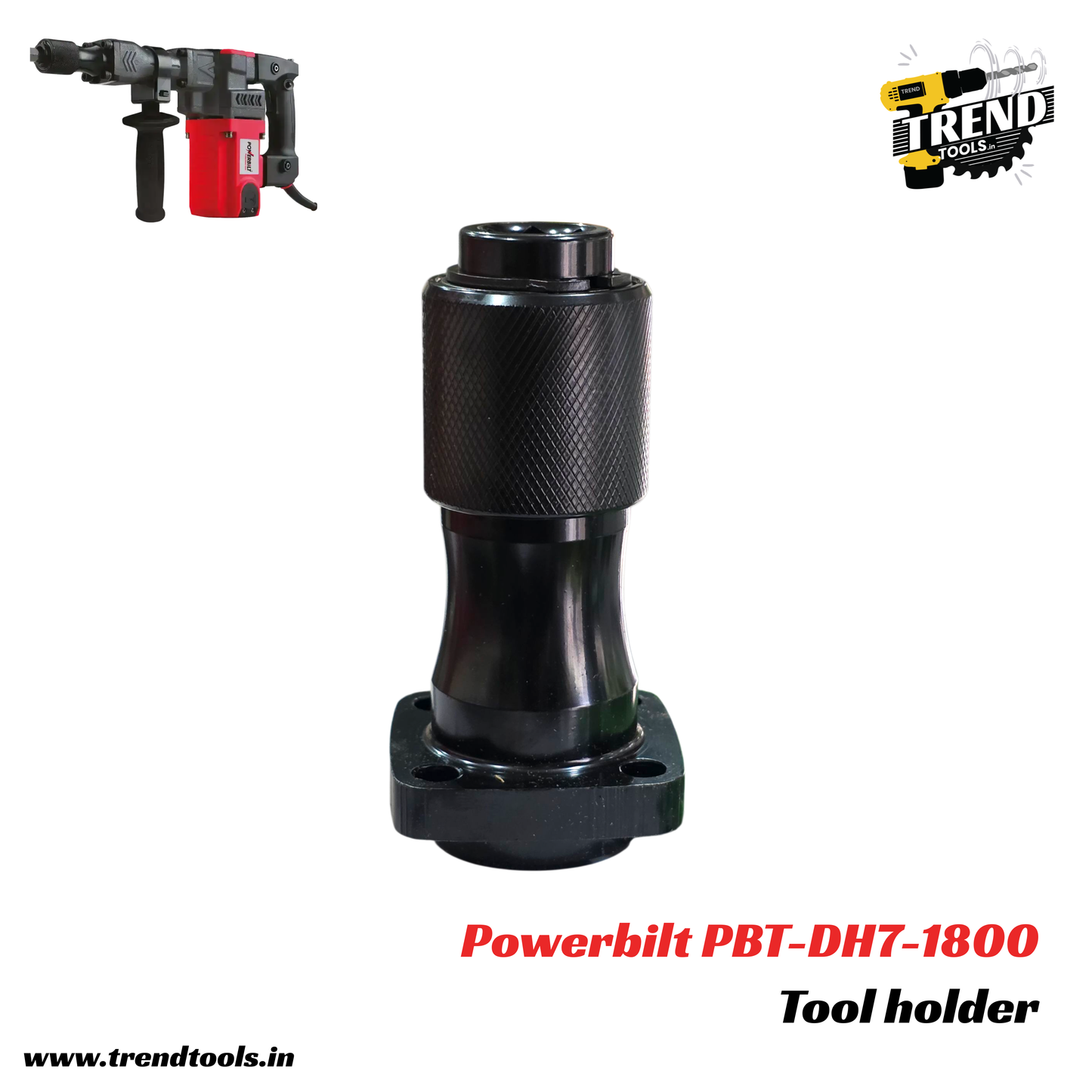 Tool Holder for Powerbilt 1800 Watts Demolition Hammer (PBT-DH7-1800)