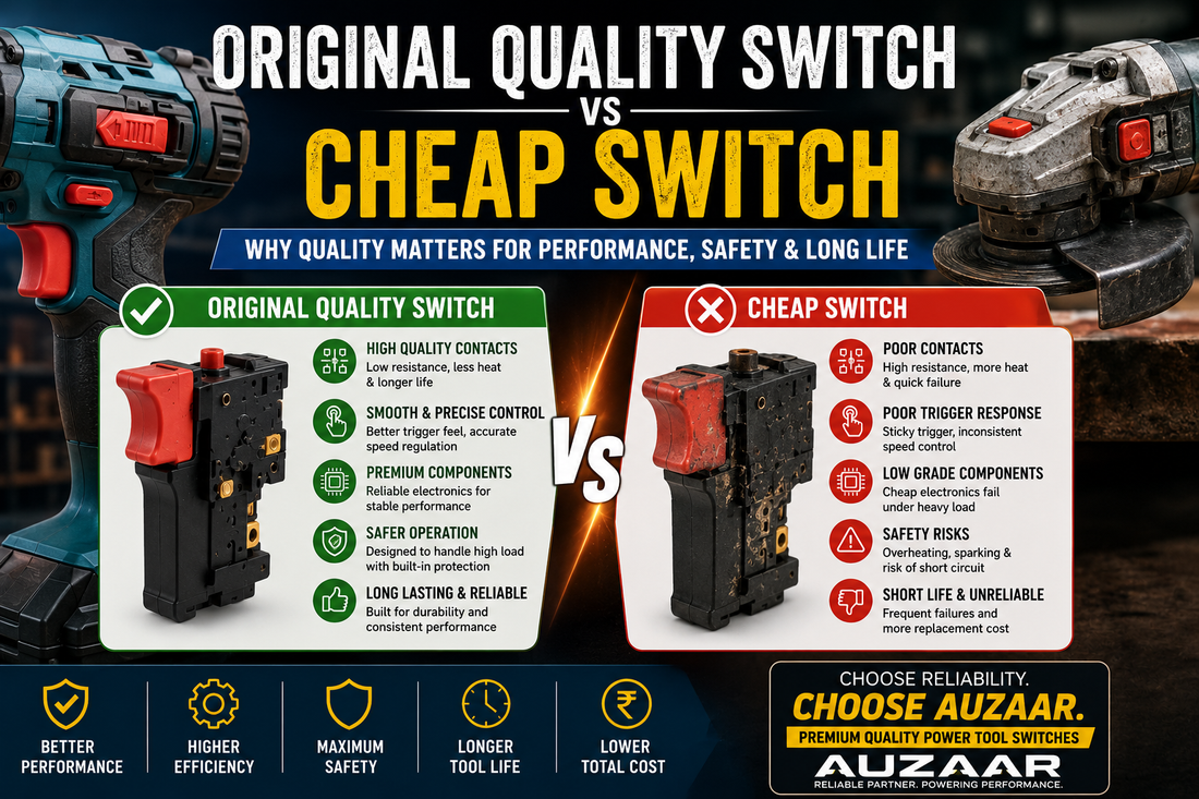Original vs Cheap Power Tool Switches: Why Quality Matters More Than You Think