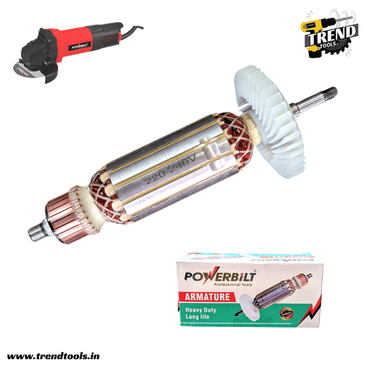 Armature for Powerbilt Angle Grinder PBT - AG4 - 1100 and PBT - AG5 - 1100 - Trend Tools