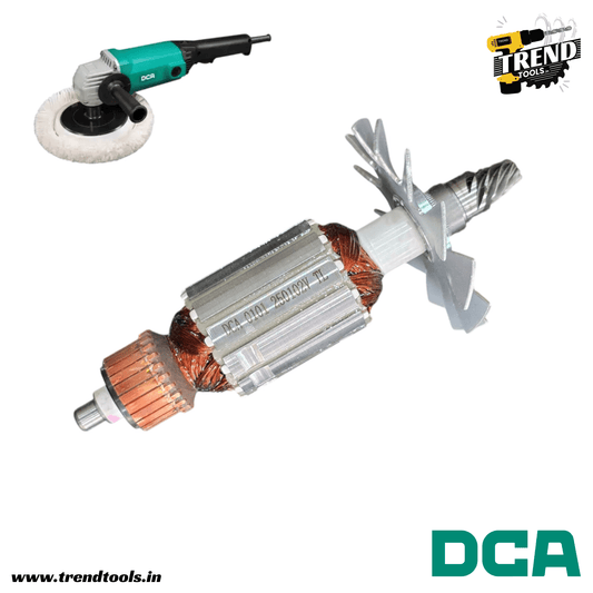 DCA Armature for Hikoki | Hitachi Polisher SAT180, also suitable for Dongcheng | DCA | DCK Polisher DSP180 - Trend Tools