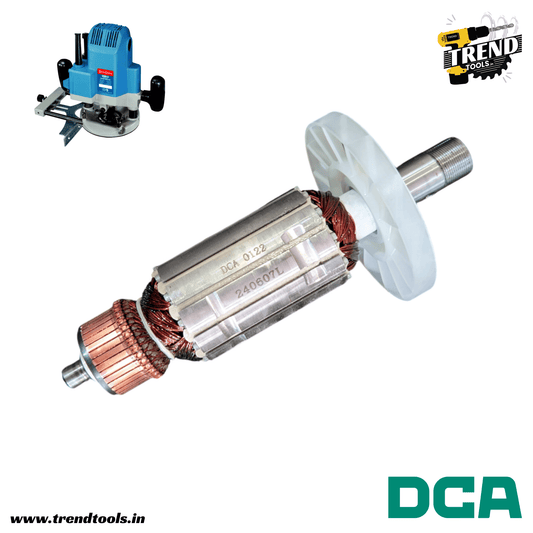 DCA Armature for Makita Router 3612BR, also suitable for Dongcheng | DCA | DCK Router DMR12 - Trend Tools