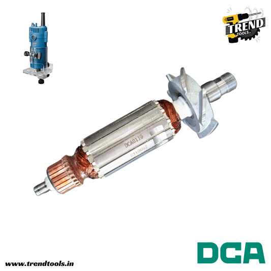 DCA Armature for Makita Trimmer 3703, also suitable for Dongcheng | DCA | DCK Trimmer DMP02 - 6 - Trend Tools