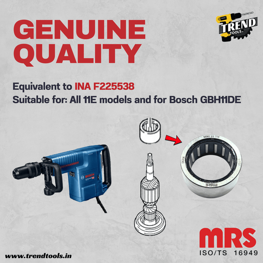 Needle Bearing for Demolition Hammer 11E, Suitable for all 11E models and Bosch GBH11DE - Trend Tools