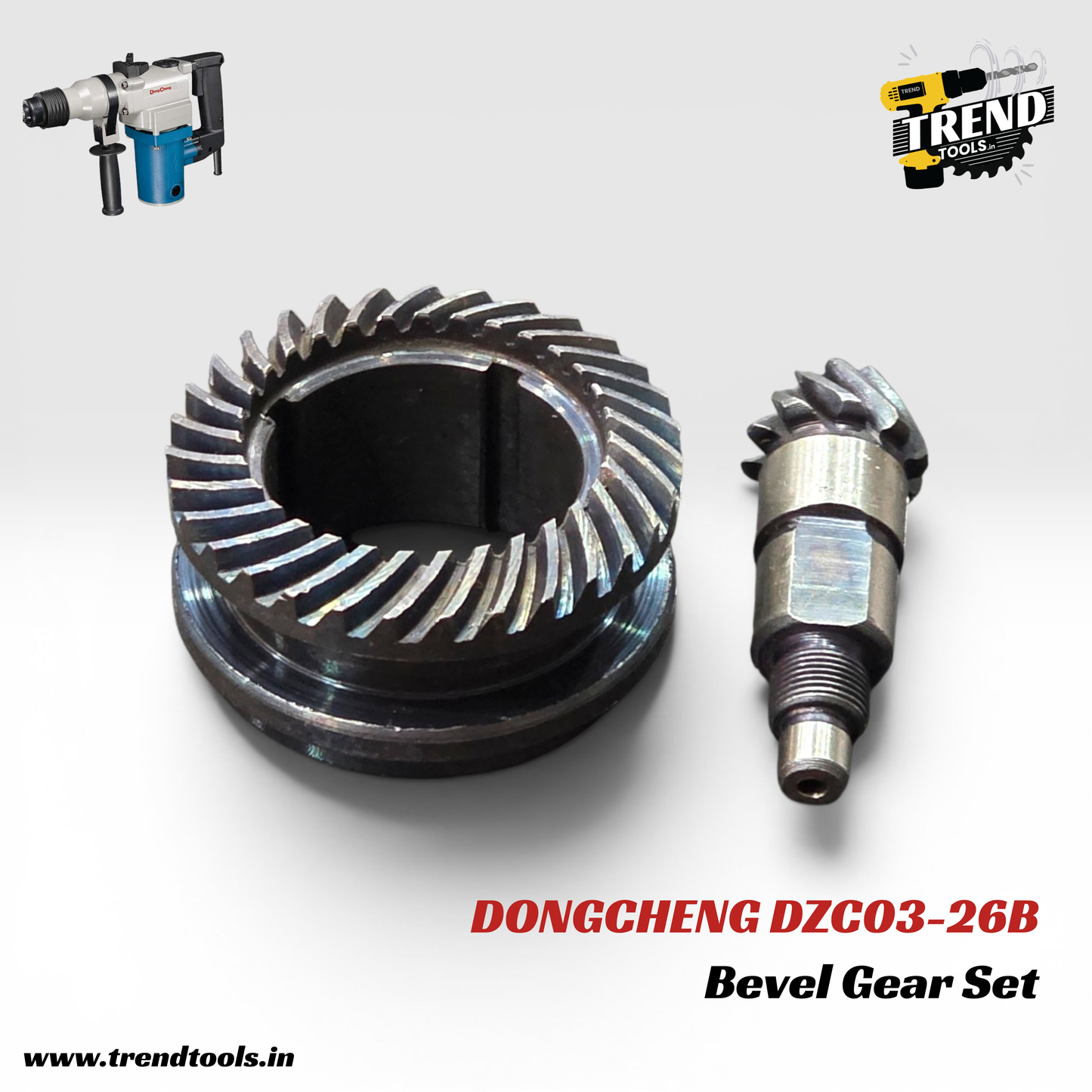 Bevel Gear Set for Dongcheng Rotary Hammer (DZC03-26B)