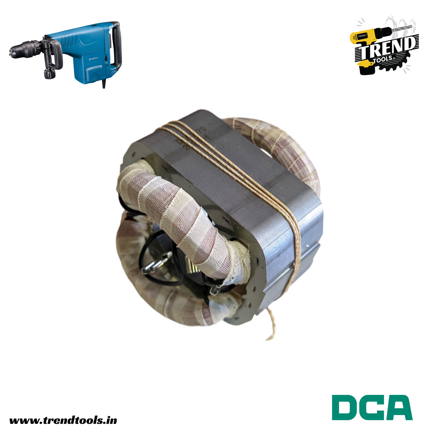 DCA Stator for Bosch 11kg Demolition Hammer (GBH11E) - suits: DZG10, PBT-DH11-2100 etc.