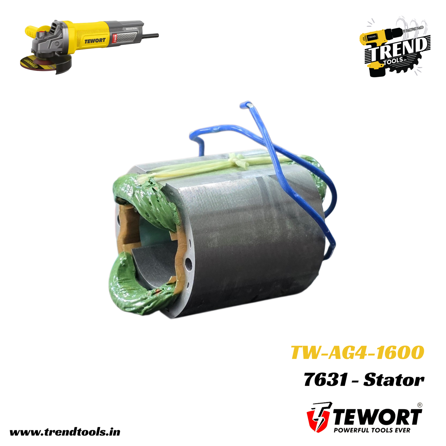 Stator for Tewort 1600 Watts Angle Grinder (TW-AG4-1600)