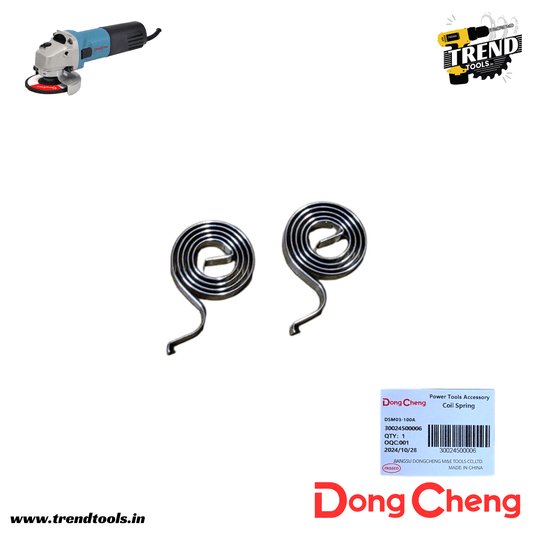 (Set of 2) Brush Holder Coil Spring for GWS6 - 100 models of all brands and DSM03 - 100A of Dongcheng|DCA|DCK - Trend Tools